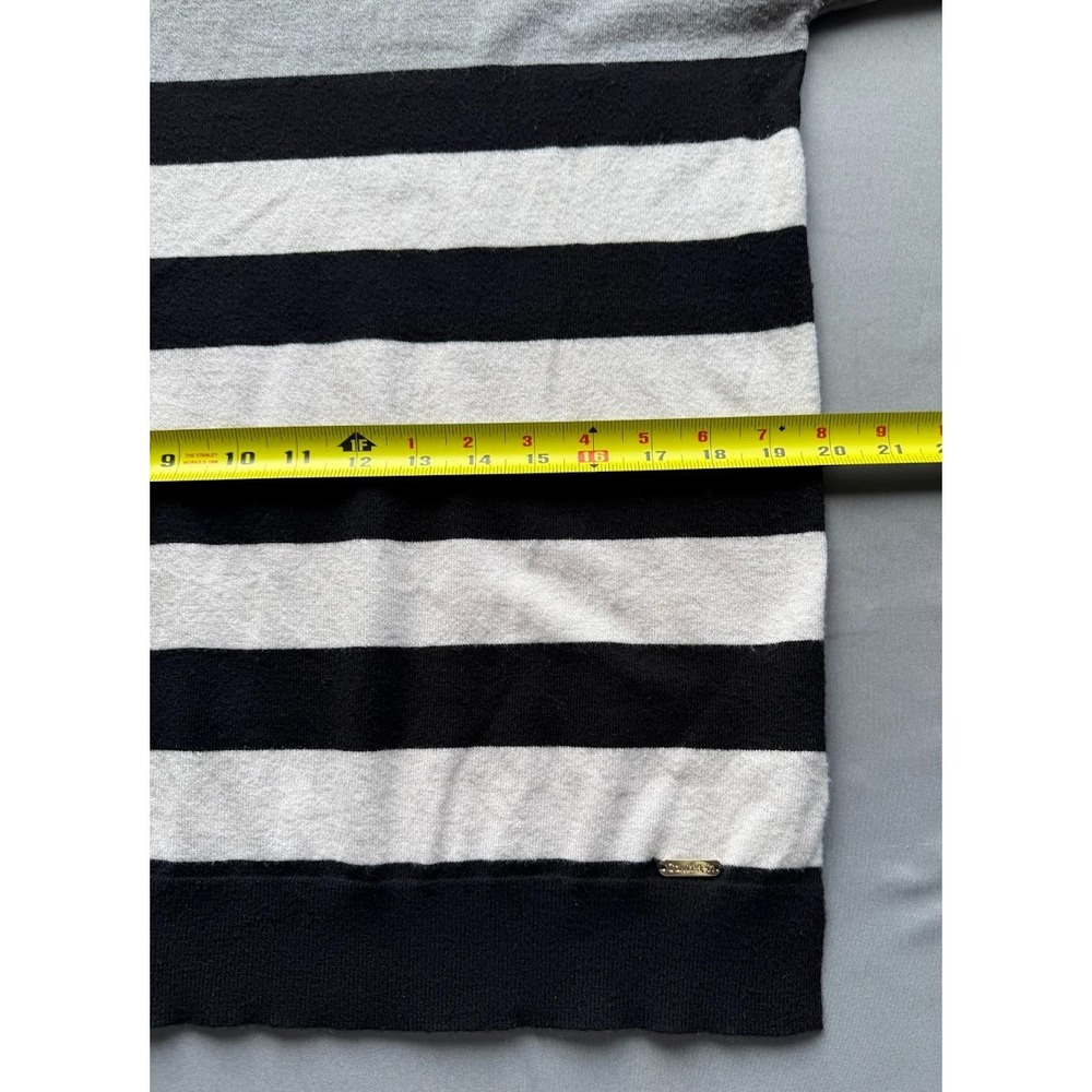 Calvin Klein Sweater Women Medium Striped Multicolor Long Sleeve Scoop Neck‎ - Picture 8 of 14